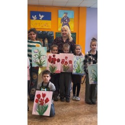 A gift for children from the artist Marina Stognieva. March 2024, Ukraine, Kyiv